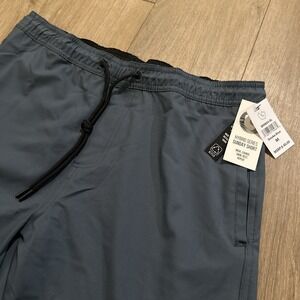 Burnside Hybrid Sunday Cargo‎ Shorts Men's Smoke Blue Performance Medium 7"